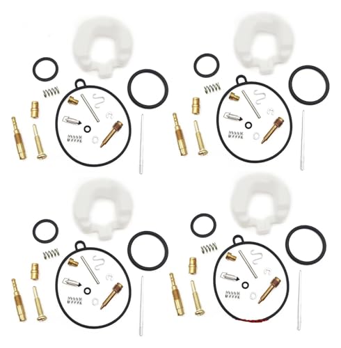 vergaser membran reparatursatz Für CRF70 CRF70F 2004 2005 XR70 XR70R 2000-2003 Für CRF XR 70 FR Motorrad Motor Vergaser Reparatur Schwimm Nadel Dichtung Kit(4set) von UTONGMU
