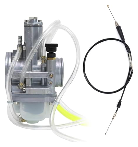vergaser membran reparatursatz Für Kaw&asaki KX 250F 2004-2010 Für 450F 2006-2008 Für KLX 400 450 KLR 650 2T Hochgeschwindigkeits Verstellbarer Power Jet Vergaser Mit Kabel(36mm) von UTONGMU
