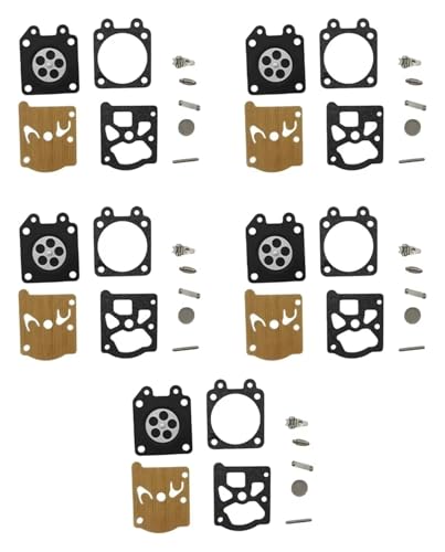 vergaser membran reparatursatz Für MS180 MS170 018 017 MS 180 170 Für Zama RB-77 Kettensäge Ersetzen Teile Vergaser Rebuild Reparatur Membran Kit(5set) von UTONGMU