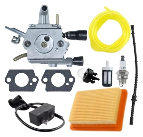 vergaser membran reparatursatz Für Rucksack Rasentrimmer Carb 4134 120 0603 FR350 FR450 FR480 FR480C FS020 FS120 FS120R FS200 Motorrad Vergaser Kit(C1Q-S83 Set) von UTONGMU
