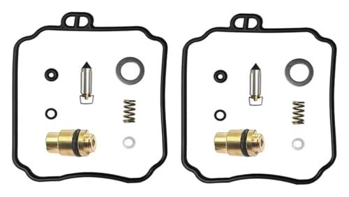 vergaser membran reparatursatz Für V-star 650 1998-2014 Xvs650 Xvs65a Für Tablete650 Classic 2009-2013 Xv250 1995-2007 XVS400 Motorrad Carb Vergaser Reparatur Kit(D-SET) von UTONGMU