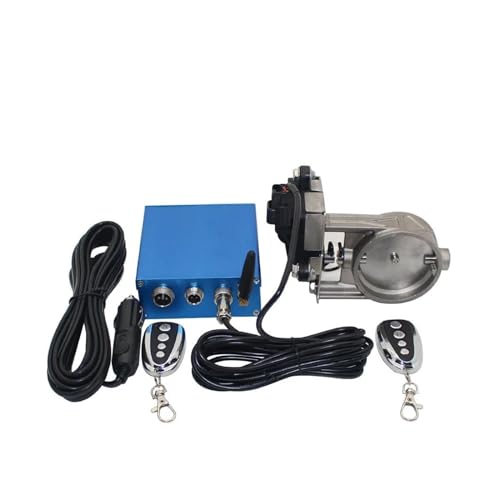 UTOYA Endrohr Universal Multi-Winkel Modus 51 63 76MM Auto Auspuffrohr Elektronische Ventil Kit Controller Gerät Remote Kit Controller Schalter Auspuffrohr (Size : Kit 51mm) von UTOYA