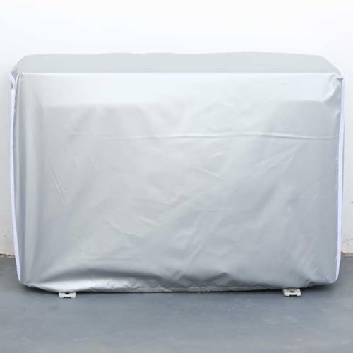 UTOYA Zentrale Klimaanlagenabdeckungen for Externe Einheiten，Polyester Wärmepumpe Schutzabdeckung，Schutz Vor Hitze, Frost, Schnee, UV-Strahlen (Color : Light Grey, Size : 100 * 41 * 80cm) von UTOYA