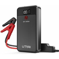 Auto Starthilfe 1000A Batterie Ladegerät 8000mAh Notfall Power Bank Booster mit led Beleuchtung Ausgangs Gerät für 12V Autos - Utrai von UTRAI