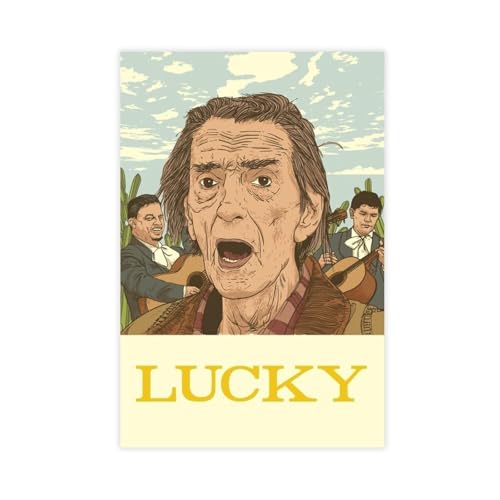 UTRDCF Lucky Movie Poster Leinwand Poster Schlafzimmer Dekor Landschaft Büro Zimmer Dekor Geschenk 20 x 30 cm UTRDCF Lucky Movie Poster Leinwand Poster Schlafzimmer Dekor Landschaft Büro Zimmer Dekor Geschenk 20 x 30 cm von UTRDCF