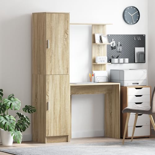 Schreibtisch mit Stauraum Sonoma Eiche Spanholz gartenschrank Schrank for Innenraum Büro Schreibtisch mit Stauraum Sonoma Eiche Spanholz gartenschrank Schrank for Innenraum Büro von UTSRABFA