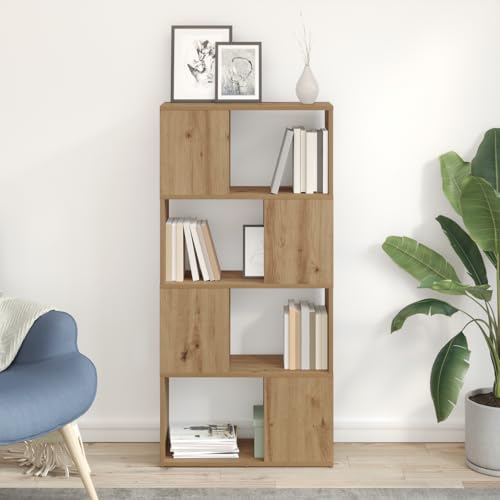 TV Stand Artisan Eiche Engineered Wood Minimalistisches Unterhaltungszentrum aus Holzwerkstoff mit Stauraum und elegantem Design 60 cm x 24 cm x 124 cm von UTSRABFA