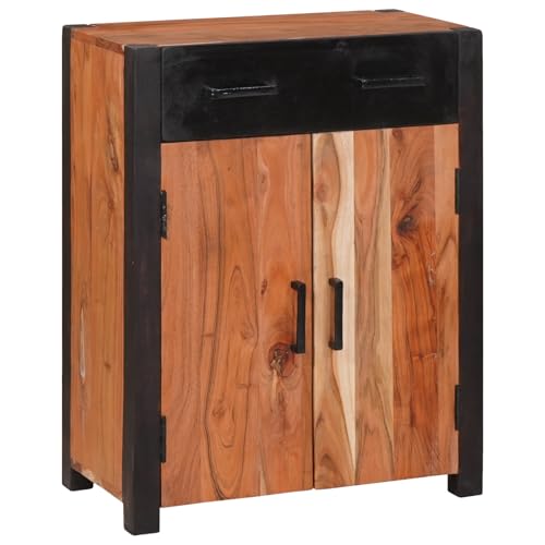 UTSRABFA Buffets & Sideboards Braun gartenschrank kommoden for Wohnzimmer Schlafzimmer 55 x 30 x 75 cm Akazie Massivholz von UTSRABFA