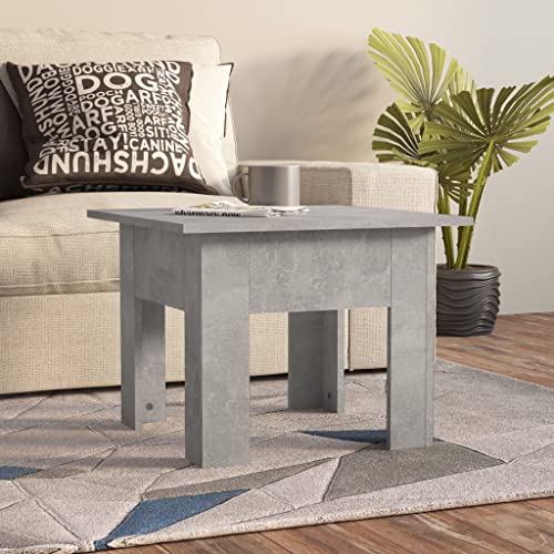 UTSRABFA Couchtisch Betongrau Coffee Table beistelltisch for Wohnzimmer Esszimmer 55x55x42 cm Holzwerkstoff UTSRABFA Couchtisch Betongrau Coffee Table beistelltisch for Wohnzimmer Esszimmer 55x55x42 cm Holzwerkstoff von UTSRABFA