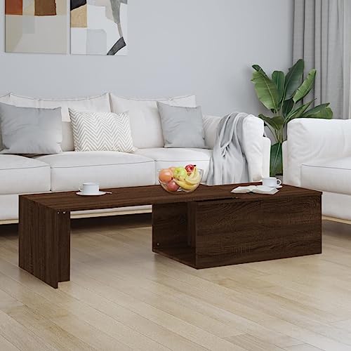 UTSRABFA Couchtisch Braun Eichen-Optik Wohnzimmer möbel Couchtische for Innenraum Wohnzimmer 150x50x35 cm Holzwerkstoff UTSRABFA Couchtisch Braun Eichen-Optik Wohnzimmer möbel Couchtische for Innenraum Wohnzimmer 150x50x35 cm Holzwerkstoff von UTSRABFA