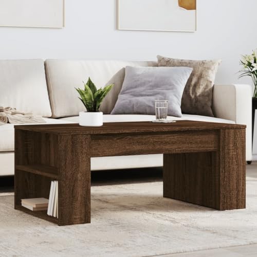 UTSRABFA Couchtisch Braun Eichen-Optik couchtisch Couchtische for Innenraum Esszimmer 102x55x42 cm Holzwerkstoff UTSRABFA Couchtisch Braun Eichen-Optik couchtisch Couchtische for Innenraum Esszimmer 102x55x42 cm Holzwerkstoff von UTSRABFA