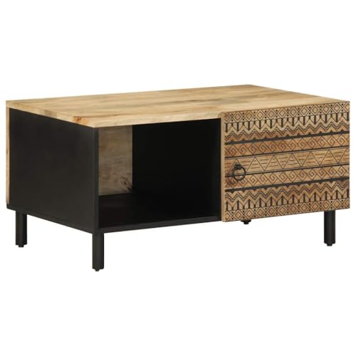 UTSRABFA Couchtisch Schwarz Wohnzimmer möbel wohnzimmertisch for Innenraum Esszimmer 80x50x40 cm Raues Mangoholz UTSRABFA Couchtisch Schwarz Wohnzimmer möbel wohnzimmertisch for Innenraum Esszimmer 80x50x40 cm Raues Mangoholz von UTSRABFA