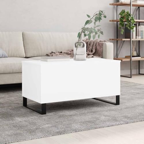 UTSRABFA Couchtisch Weiß Wohnzimmer möbel wohnzimmertisch for Innenraum Wohnzimmer 90x44,5x45 cm Holzwerkstoff UTSRABFA Couchtisch Weiß Wohnzimmer möbel wohnzimmertisch for Innenraum Wohnzimmer 90x44,5x45 cm Holzwerkstoff von UTSRABFA