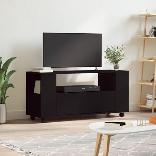 UTSRABFA Fernsehschrank TV Bank Sideboard Phonoschrank TV-Schrank Schwarz 102x34,5x43 cm Holzwerkstoff Geeignet für Restaurants, Bauernhäuser, Büros, Wohnungen von UTSRABFA