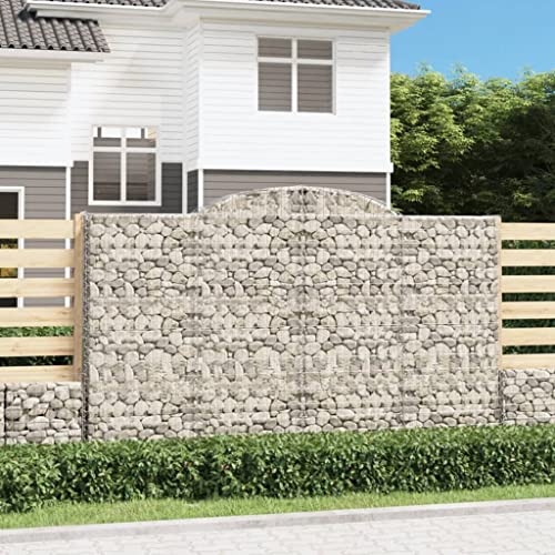UTSRABFA Gabionen mit Hochbogen 2 STK. pflanzentopf blumenkübel Outdoor for Terrasse Außen 300x50x180/200cm Verzinktes Eisen UTSRABFA Gabionen mit Hochbogen 2 STK. pflanzentopf blumenkübel Outdoor for Terrasse Außen 300x50x180/200cm Verzinktes Eisen von UTSRABFA