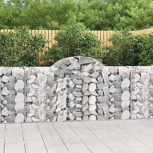 UTSRABFA Gabionen mit Hochbogen 5 STK. pflanzenkübel pflanztopf Outdoor for Terrasse Außen 200x30x100/120cm Verzinktes Eisen UTSRABFA Gabionen mit Hochbogen 5 STK. pflanzenkübel pflanztopf Outdoor for Terrasse Außen 200x30x100/120cm Verzinktes Eisen von UTSRABFA