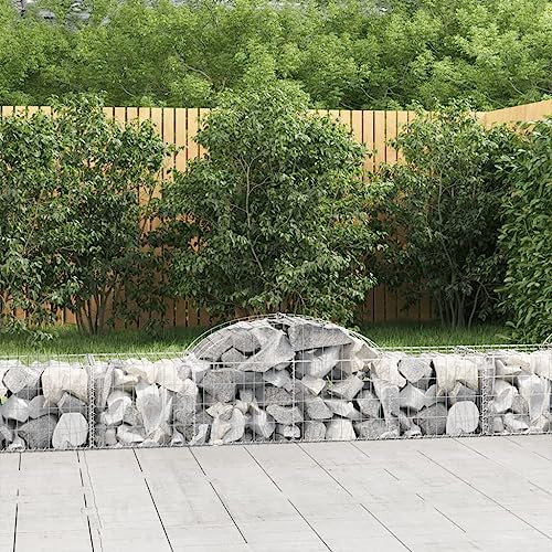 UTSRABFA Gabionen mit Hochbogen 7 STK. pflanzkübel pflanzentopf for Terrasse Außen 200x50x40/60 cm Verzinktes Eisen UTSRABFA Gabionen mit Hochbogen 7 STK. pflanzkübel pflanzentopf for Terrasse Außen 200x50x40/60 cm Verzinktes Eisen von UTSRABFA