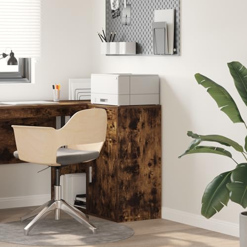 UTSRABFA Geräumiger Eichen Schrank Geräucherte Eiche flurschrank gartenschrank for Wohnzimmer Innenraum von UTSRABFA