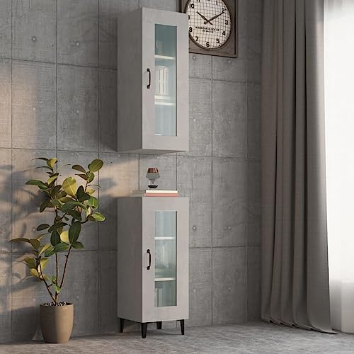 UTSRABFA Hängeschrank Betongrau kommoden gartenschrank for Schlafzimmer Wohnzimmer 34,5x34x90 cm UTSRABFA Hängeschrank Betongrau kommoden gartenschrank for Schlafzimmer Wohnzimmer 34,5x34x90 cm von UTSRABFA