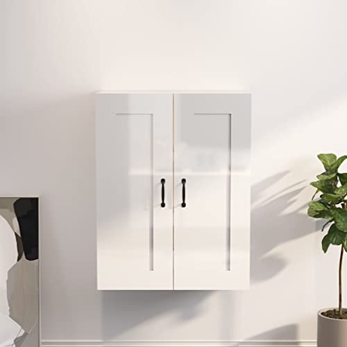 UTSRABFA Hängeschrank Hochglanz-Weiß flurschrank sideboards for Innenraum Büro 69,5x32,5x90 cm UTSRABFA Hängeschrank Hochglanz-Weiß flurschrank sideboards for Innenraum Büro 69,5x32,5x90 cm von UTSRABFA