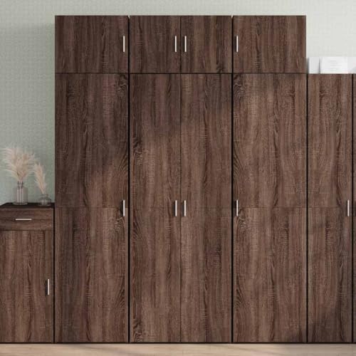 UTSRABFA Highboard Braun Eichen-Optik flurschrank Schrank for Wohnzimmer Schlafzimmer 70x42,5x185 cm Holzwerkstoff UTSRABFA Highboard Braun Eichen-Optik flurschrank Schrank for Wohnzimmer Schlafzimmer 70x42,5x185 cm Holzwerkstoff von UTSRABFA