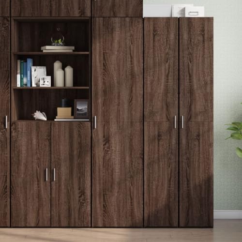 UTSRABFA Highboard Braun Eichen-Optik kommoden gartenschrank for Schlafzimmer Wohnzimmer 45x42,5x185 cm Holzwerkstoff UTSRABFA Highboard Braun Eichen-Optik kommoden gartenschrank for Schlafzimmer Wohnzimmer 45x42,5x185 cm Holzwerkstoff von UTSRABFA