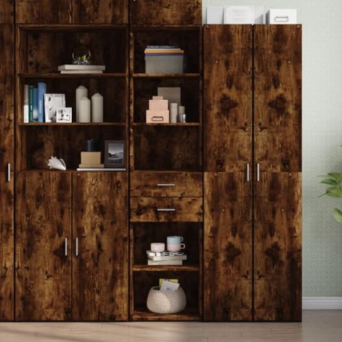 UTSRABFA Highboard Räuchereiche Schrank kommoden for Schlafzimmer Innenraum 45x42,5x185 cm Holzwerkstoff UTSRABFA Highboard Räuchereiche Schrank kommoden for Schlafzimmer Innenraum 45x42,5x185 cm Holzwerkstoff von UTSRABFA