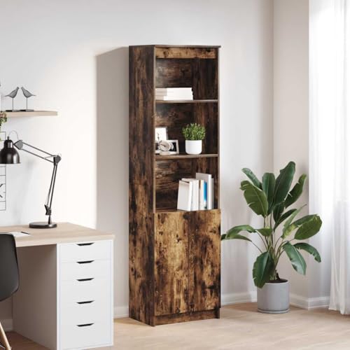 UTSRABFA Highboard Räuchereiche kommoden Schrank for Innenraum Büro 50x35x180 cm Holzwerkstoff UTSRABFA Highboard Räuchereiche kommoden Schrank for Innenraum Büro 50x35x180 cm Holzwerkstoff von UTSRABFA