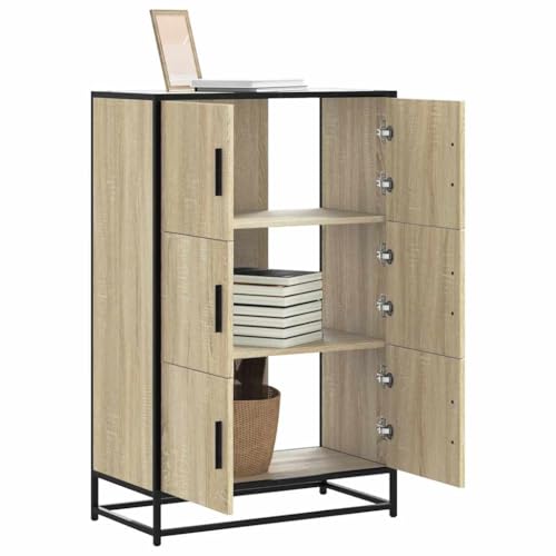 UTSRABFA Highboard Sonoma-Eiche kommoden sideboards for Büro Innenraum 68x35x106,5 cm Holzwerkstoff Metall UTSRABFA Highboard Sonoma-Eiche kommoden sideboards for Büro Innenraum 68x35x106,5 cm Holzwerkstoff Metall von UTSRABFA