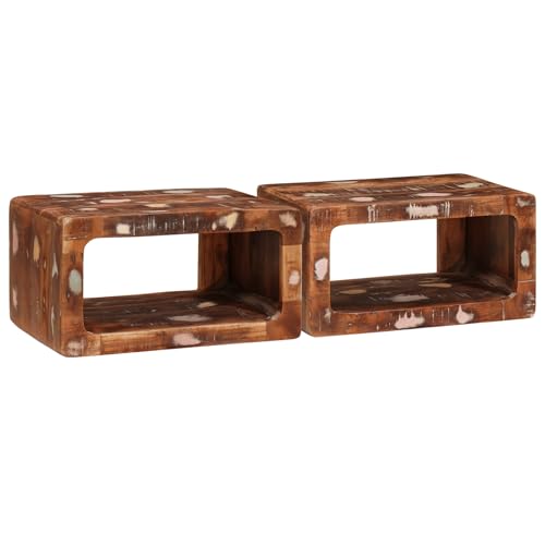 UTSRABFA Nachttische Massives, recyceltes Holz Bedside Table badschrank schmal for Schlafzimmer Zimmer UTSRABFA Nachttische Massives, recyceltes Holz Bedside Table badschrank schmal for Schlafzimmer Zimmer von UTSRABFA