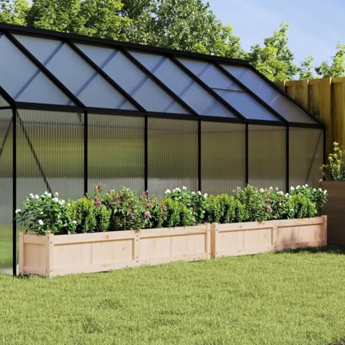 UTSRABFA Pflanzkübel 2 STK. Massivholz Kiefer pflanztopf Outdoor pflanzentopf for Außen Garten von UTSRABFA