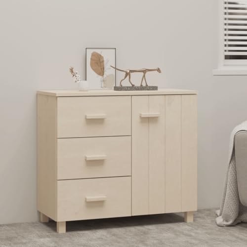 UTSRABFA Sideboard HAMAR Honigbraun sideboards kommoden for Schlafzimmer Büro 90x40x80 cm Massivholz Kiefer UTSRABFA Sideboard HAMAR Honigbraun sideboards kommoden for Schlafzimmer Büro 90x40x80 cm Massivholz Kiefer von UTSRABFA