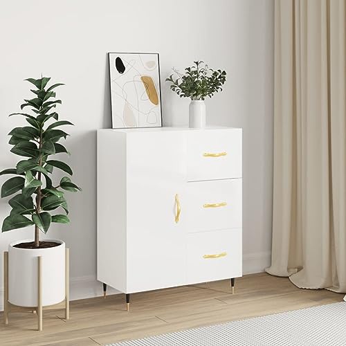 UTSRABFA Sideboard Hochglanz-Weiß gartenschrank Schrank for Innenraum Büro 69,5x34x90 cm Holzwerkstoff UTSRABFA Sideboard Hochglanz-Weiß gartenschrank Schrank for Innenraum Büro 69,5x34x90 cm Holzwerkstoff von UTSRABFA