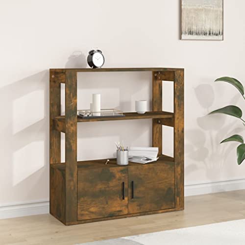 UTSRABFA Sideboard Räuchereiche gartenschrank gartenschrank for Büro Wohnzimmer 80x30x90 cm Holzwerkstoff UTSRABFA Sideboard Räuchereiche gartenschrank gartenschrank for Büro Wohnzimmer 80x30x90 cm Holzwerkstoff von UTSRABFA