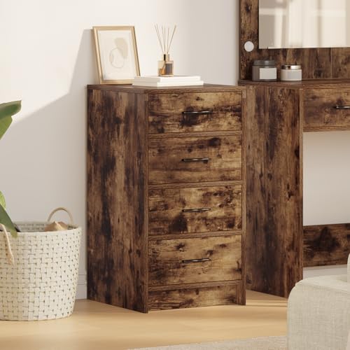 UTSRABFA Sideboard Räuchereiche kleiderschrank gartenschrank for Wohnzimmer Schlafzimmer 40x41x75 cm Holzwerkstoff UTSRABFA Sideboard Räuchereiche kleiderschrank gartenschrank for Wohnzimmer Schlafzimmer 40x41x75 cm Holzwerkstoff von UTSRABFA