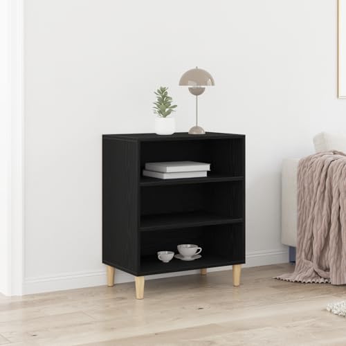 UTSRABFA Sideboard Schwarz Eiche sideboards Schrank for Büro Innenraum 57x35x70 cm Holzwerkstoff von UTSRABFA