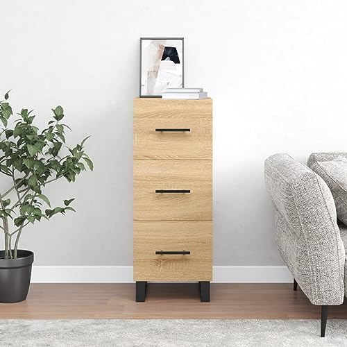 UTSRABFA Sideboard Sonoma-Eiche kommoden flurschrank for Schlafzimmer Wohnzimmer 34,5x34x90 cm Holzwerkstoff UTSRABFA Sideboard Sonoma-Eiche kommoden flurschrank for Schlafzimmer Wohnzimmer 34,5x34x90 cm Holzwerkstoff von UTSRABFA
