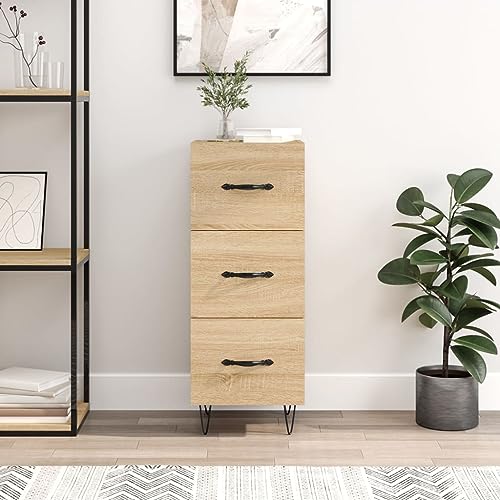 UTSRABFA Sideboard Sonoma-Eiche sideboards flurschrank for Büro Schlafzimmer 34,5x34x90 cm Holzwerkstoff UTSRABFA Sideboard Sonoma-Eiche sideboards flurschrank for Büro Schlafzimmer 34,5x34x90 cm Holzwerkstoff von UTSRABFA
