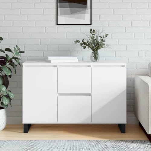 UTSRABFA Sideboard Weiß gartenschrank flurschrank for Wohnzimmer Schlafzimmer 104x35x70 cm Holzwerkstoff UTSRABFA Sideboard Weiß gartenschrank flurschrank for Wohnzimmer Schlafzimmer 104x35x70 cm Holzwerkstoff von UTSRABFA