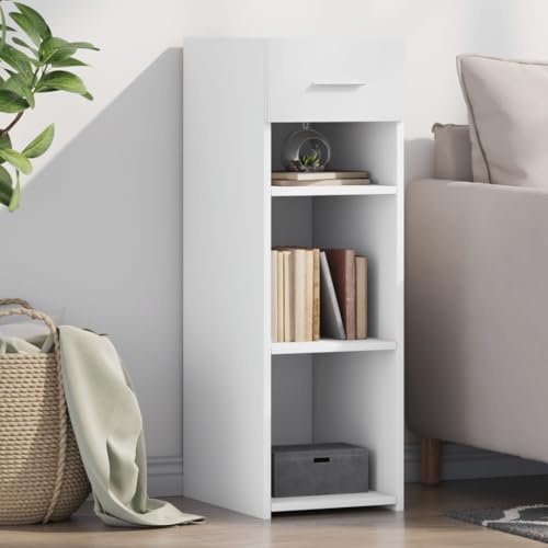 UTSRABFA Sideboard Weiß sideboards flurschrank for Wohnzimmer Büro 30x42,5x93 cm Holzwerkstoff von UTSRABFA