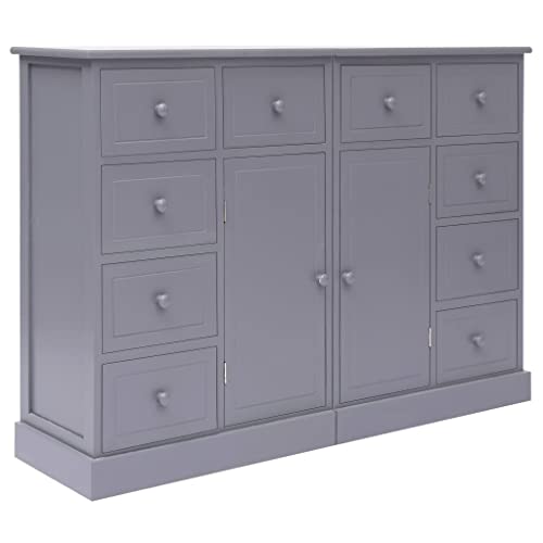UTSRABFA Sideboard mit gartenschrank kleiderschrank for Büro Innenraum 10 Schubladen Grau 113x30x79 cm Holz UTSRABFA Sideboard mit gartenschrank kleiderschrank for Büro Innenraum 10 Schubladen Grau 113x30x79 cm Holz von UTSRABFA