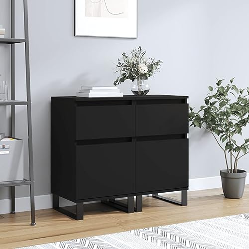 UTSRABFA Sideboards 2 STK. Schwarz sideboards gartenschrank for Büro Wohnzimmer 40x35x70 cm Holzwerkstoff UTSRABFA Sideboards 2 STK. Schwarz sideboards gartenschrank for Büro Wohnzimmer 40x35x70 cm Holzwerkstoff von UTSRABFA