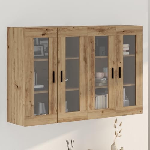 UTSRABFA Wandregale 2er Set Artisan Eiche gartenschrank flurschrank for Wohnzimmer Büro 69,5 x 34 x 90 cm Ingenieurholz UTSRABFA Wandregale 2er Set Artisan Eiche gartenschrank flurschrank for Wohnzimmer Büro 69,5 x 34 x 90 cm Ingenieurholz von UTSRABFA