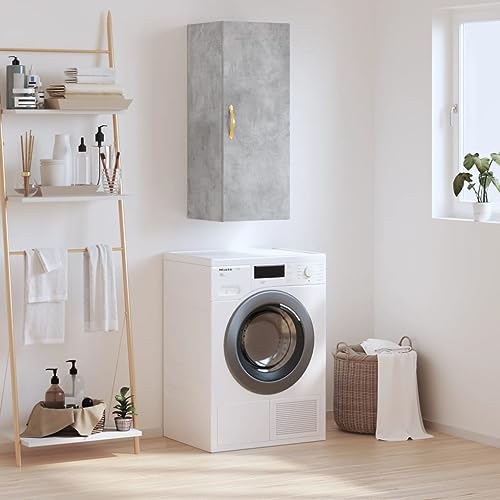 UTSRABFA Wandschrank Betongrau sideboards gartenschrank for Innenraum Schlafzimmer 34,5x34x90 cm UTSRABFA Wandschrank Betongrau sideboards gartenschrank for Innenraum Schlafzimmer 34,5x34x90 cm von UTSRABFA