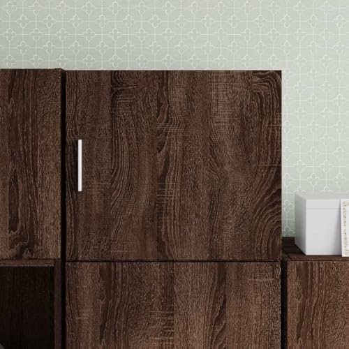 UTSRABFA Wandschrank Braun Eichen-Optik gartenschrank flurschrank for Wohnzimmer Schlafzimmer 45x42,5x40 cm Holzwerkstoff von UTSRABFA