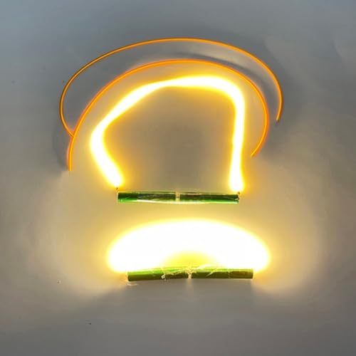10 x Glühbirnen-Filament-Lampenteile, flexible LED-Dioden, warmweißes Licht (300 mm) von UTTASU