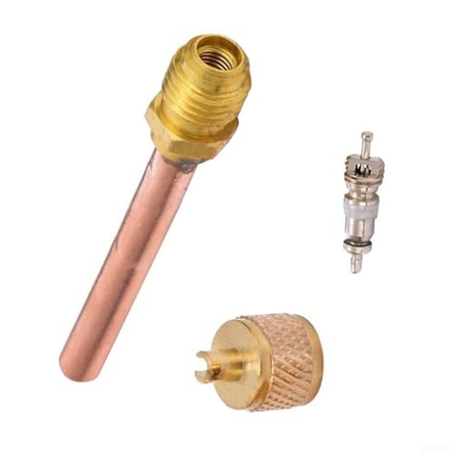 14 SAE x 14 OD Service-Zugangsventil, 2 Stück für AC-Kühlung mit 78 mm Schaftkern für effiziente Leistung 14 SAE x 14 OD Service-Zugangsventil, 2 Stück für AC-Kühlung mit 78 mm Schaftkern für effiziente Leistung von UTTASU