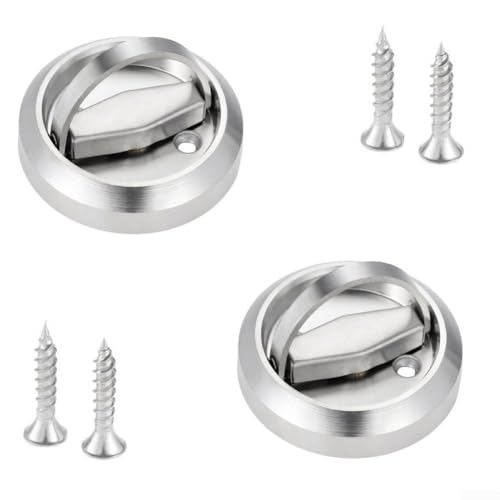 2 unsichtbare Edelstahl-Türgriffe für feuerfeste Türen, Schränke, Kleiderschränke, Schubladen und Schränke, mit ergonomischem Griff und nicht verblassender Oberfläche 2 unsichtbare Edelstahl-Türgriffe für feuerfeste Türen, Schränke, Kleiderschränke, Schubladen und Schränke, mit ergonomischem Griff und nicht verblassender Oberfläche von UTTASU