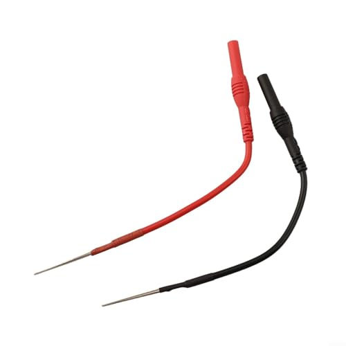 2 x flexible Silikon-Löffel-Rücksonden kompatibel mit 4 mm Bananen-Messleitungen für präzise Tests in elektrischen Anwendungen 2 x flexible Silikon-Löffel-Rücksonden kompatibel mit 4 mm Bananen-Messleitungen für präzise Tests in elektrischen Anwendungen von UTTASU