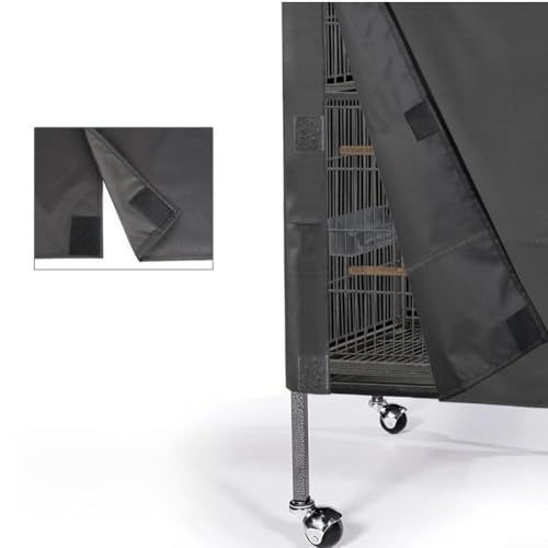 210D Oxford Cloth Bird Cage Cover Provides Waterproof and Dust Protection for 48 * 48 * 102cm Cages Enhances Comfort for Your Feathered Friends (48x48x102cm) von UTTASU